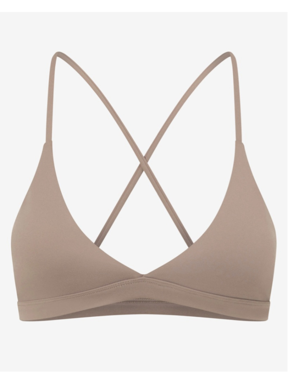 Women's CSB Beige Form Noa Crop Sports Bra L